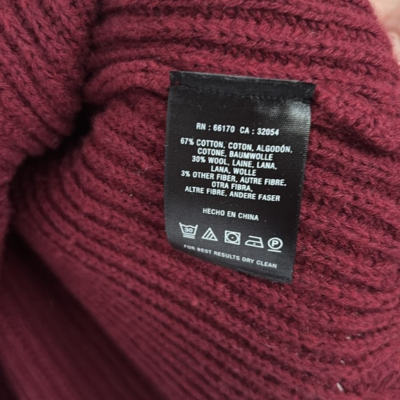 Anthropologie Leifnotes Fit & Flare Maroon Skirt, Size S. - Picture 4 of 5